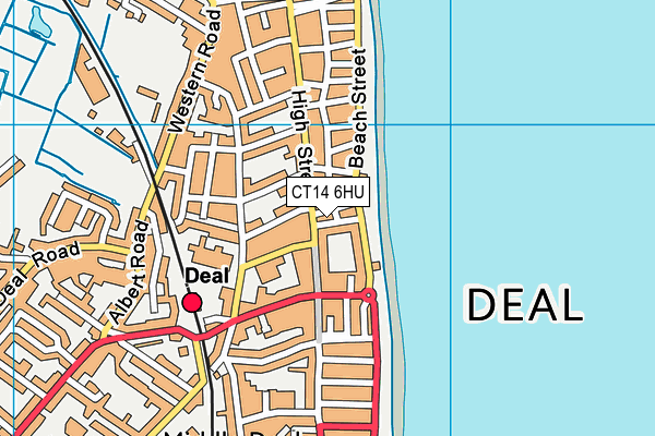 CT14 6HU map - OS VectorMap District (Ordnance Survey) CT14 6HU map - OS VectorMap District (Ordnance Survey)
