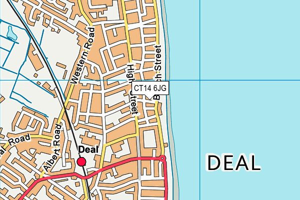 CT14 6JG map - OS VectorMap District (Ordnance Survey) CT14 6JG map - OS VectorMap District (Ordnance Survey)