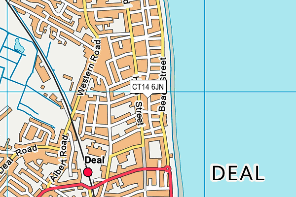 CT14 6JN map - OS VectorMap District (Ordnance Survey) CT14 6JN map - OS VectorMap District (Ordnance Survey)