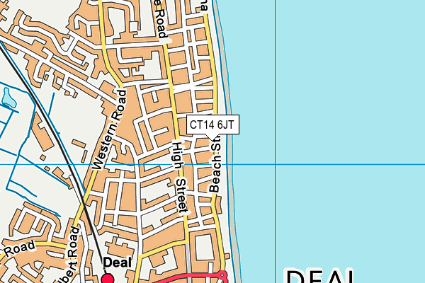 CT14 6JT map - OS VectorMap District (Ordnance Survey) CT14 6JT map - OS VectorMap District (Ordnance Survey)