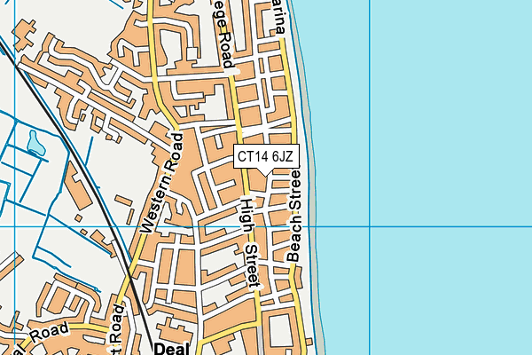 CT14 6JZ map - OS VectorMap District (Ordnance Survey) CT14 6JZ map - OS VectorMap District (Ordnance Survey)