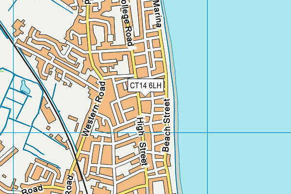 CT14 6LH map - OS VectorMap District (Ordnance Survey) CT14 6LH map - OS VectorMap District (Ordnance Survey)