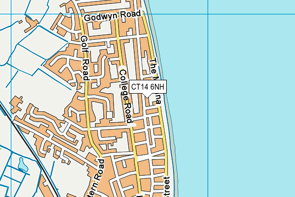 CT14 6NH map - OS VectorMap District (Ordnance Survey) CT14 6NH map - OS VectorMap District (Ordnance Survey)