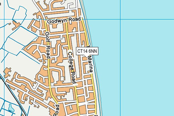 CT14 6NN map - OS VectorMap District (Ordnance Survey) CT14 6NN map - OS VectorMap District (Ordnance Survey)