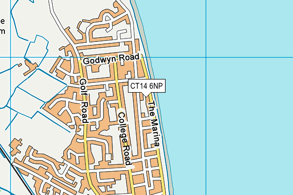 CT14 6NP map - OS VectorMap District (Ordnance Survey) CT14 6NP map - OS VectorMap District (Ordnance Survey)