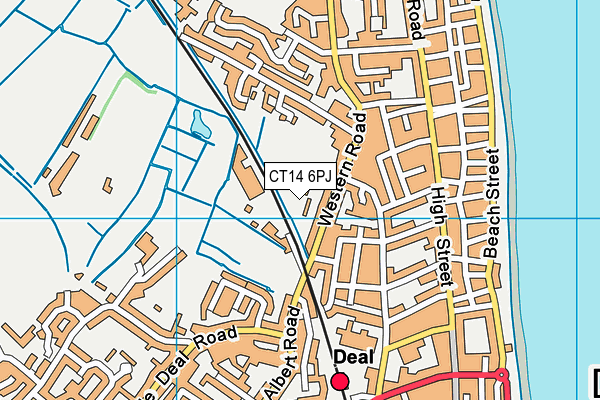 CT14 6PJ map - OS VectorMap District (Ordnance Survey) CT14 6PJ map - OS VectorMap District (Ordnance Survey)
