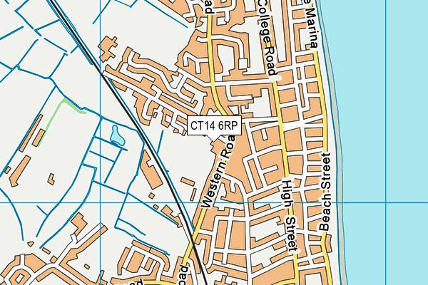 CT14 6RP map - OS VectorMap District (Ordnance Survey) CT14 6RP map - OS VectorMap District (Ordnance Survey)