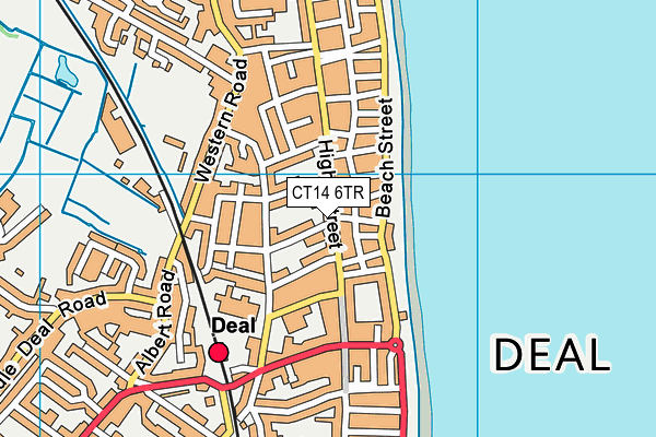 CT14 6TR map - OS VectorMap District (Ordnance Survey) CT14 6TR map - OS VectorMap District (Ordnance Survey)