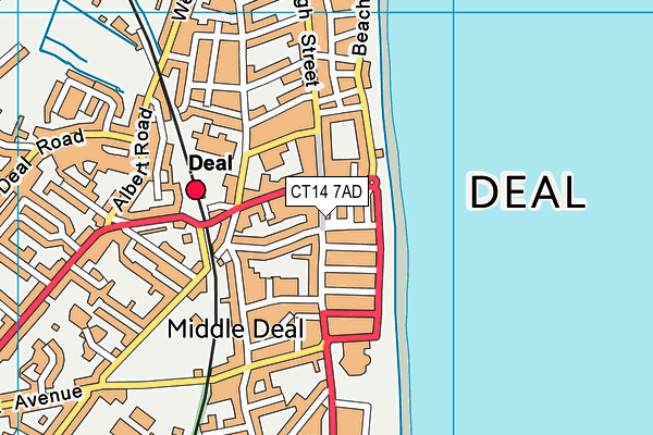 CT14 7AD map - OS VectorMap District (Ordnance Survey) CT14 7AD map - OS VectorMap District (Ordnance Survey)