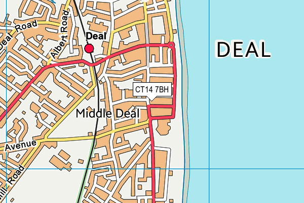 CT14 7BH map - OS VectorMap District (Ordnance Survey) CT14 7BH map - OS VectorMap District (Ordnance Survey)