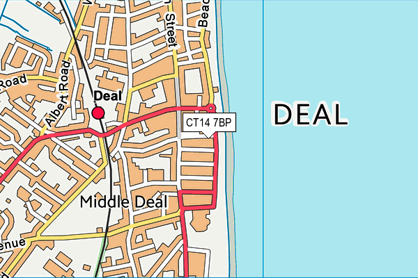 CT14 7BP map - OS VectorMap District (Ordnance Survey) CT14 7BP map - OS VectorMap District (Ordnance Survey)