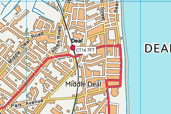 CT14 7FT map - OS VectorMap District (Ordnance Survey) CT14 7FT map - OS VectorMap District (Ordnance Survey)