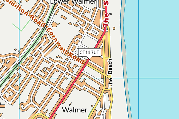 CT14 7UT map - OS VectorMap District (Ordnance Survey) CT14 7UT map - OS VectorMap District (Ordnance Survey)