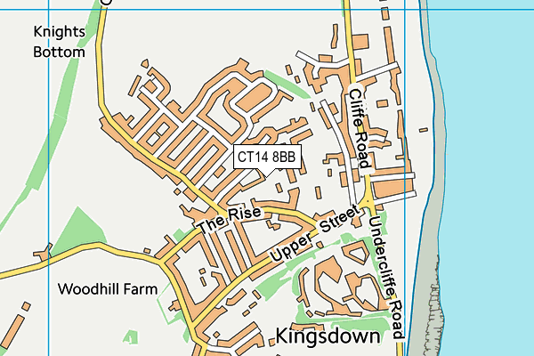 CT14 8BB map - OS VectorMap District (Ordnance Survey) CT14 8BB map - OS VectorMap District (Ordnance Survey)
