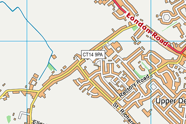 CT14 9PA map - OS VectorMap District (Ordnance Survey) CT14 9PA map - OS VectorMap District (Ordnance Survey)