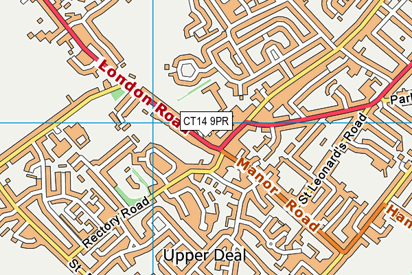 CT14 9PR map - OS VectorMap District (Ordnance Survey) CT14 9PR map - OS VectorMap District (Ordnance Survey)