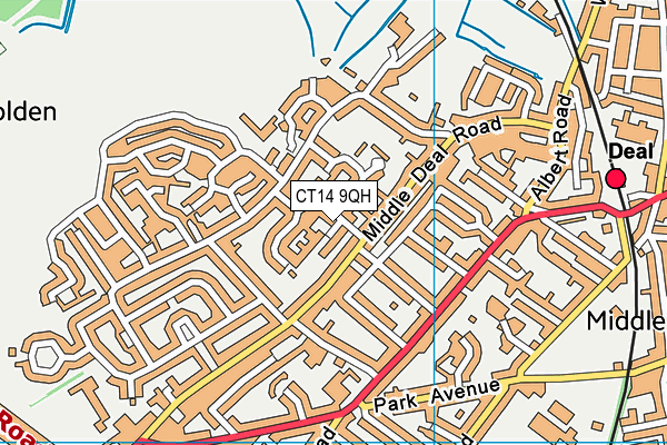 CT14 9QH map - OS VectorMap District (Ordnance Survey) CT14 9QH map - OS VectorMap District (Ordnance Survey)