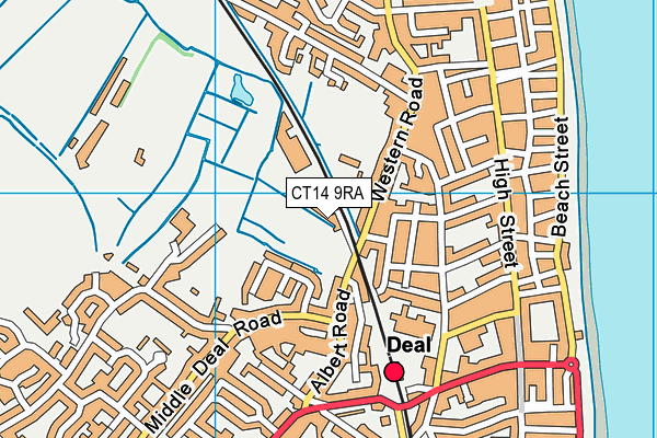 CT14 9RA map - OS VectorMap District (Ordnance Survey) CT14 9RA map - OS VectorMap District (Ordnance Survey)