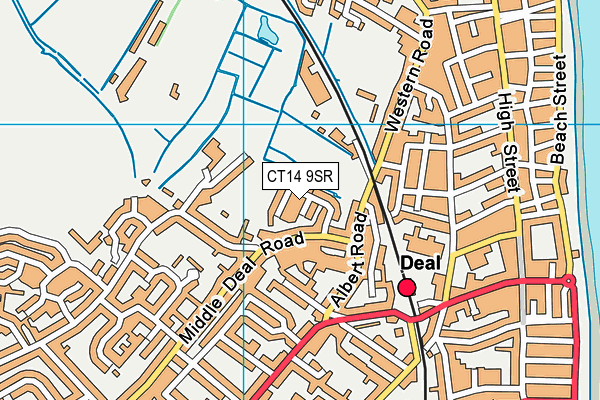 CT14 9SR map - OS VectorMap District (Ordnance Survey) CT14 9SR map - OS VectorMap District (Ordnance Survey)