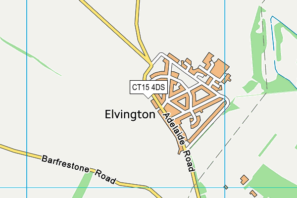 CT15 4DS map - OS VectorMap District (Ordnance Survey) CT15 4DS map - OS VectorMap District (Ordnance Survey)