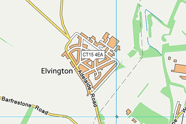 CT15 4EA map - OS VectorMap District (Ordnance Survey) CT15 4EA map - OS VectorMap District (Ordnance Survey)