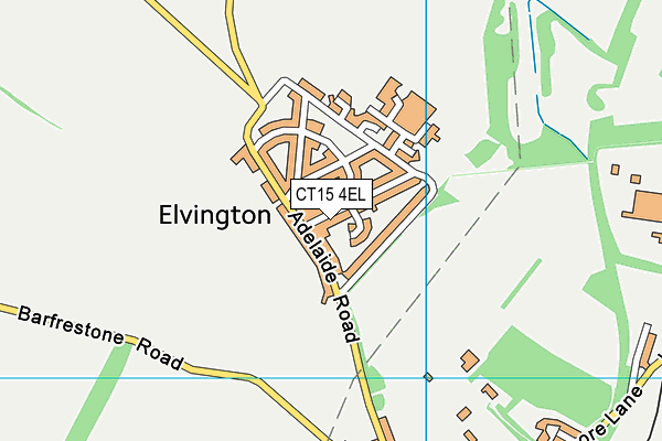 CT15 4EL map - OS VectorMap District (Ordnance Survey) CT15 4EL map - OS VectorMap District (Ordnance Survey)