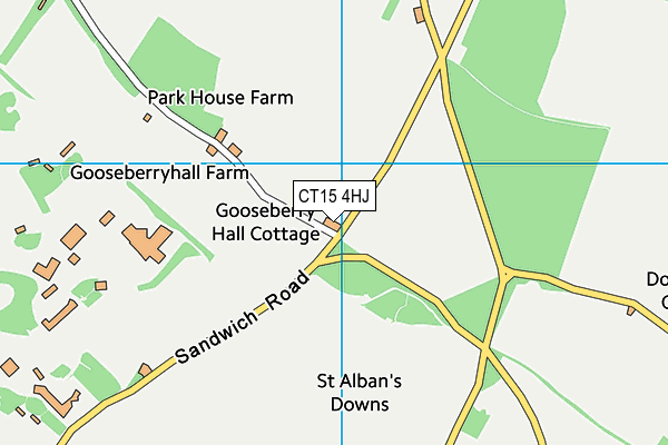 CT15 4HJ map - OS VectorMap District (Ordnance Survey) CT15 4HJ map - OS VectorMap District (Ordnance Survey)