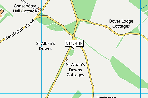 CT15 4HN map - OS VectorMap District (Ordnance Survey) CT15 4HN map - OS VectorMap District (Ordnance Survey)