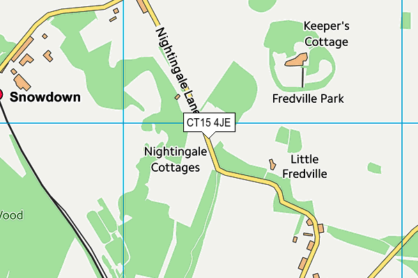 CT15 4JE map - OS VectorMap District (Ordnance Survey) CT15 4JE map - OS VectorMap District (Ordnance Survey)