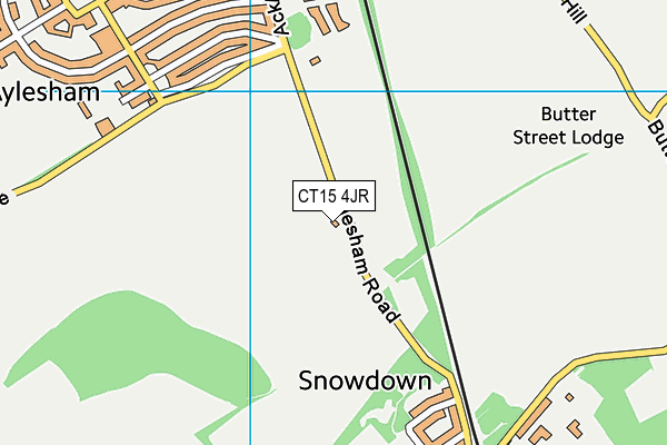 CT15 4JR map - OS VectorMap District (Ordnance Survey) CT15 4JR map - OS VectorMap District (Ordnance Survey)