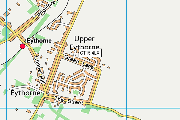 CT15 4LX map - OS VectorMap District (Ordnance Survey) CT15 4LX map - OS VectorMap District (Ordnance Survey)