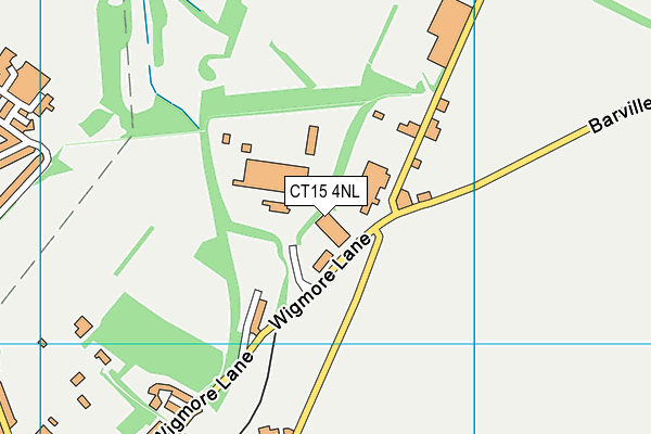 CT15 4NL map - OS VectorMap District (Ordnance Survey) CT15 4NL map - OS VectorMap District (Ordnance Survey)