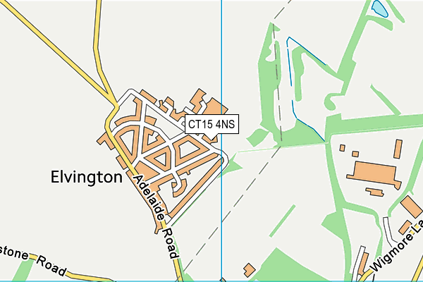 CT15 4NS map - OS VectorMap District (Ordnance Survey) CT15 4NS map - OS VectorMap District (Ordnance Survey)