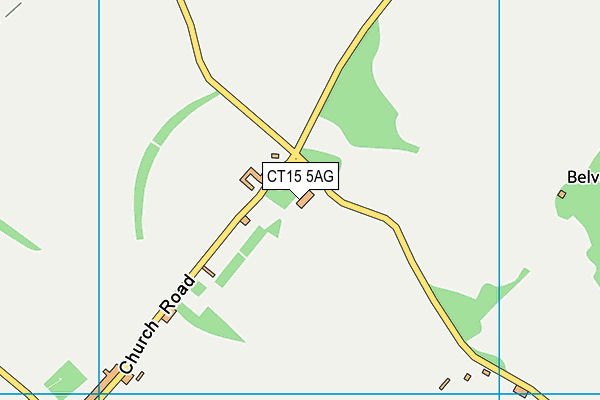 CT15 5AG map - OS VectorMap District (Ordnance Survey) CT15 5AG map - OS VectorMap District (Ordnance Survey)