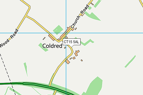 CT15 5AL map - OS VectorMap District (Ordnance Survey) CT15 5AL map - OS VectorMap District (Ordnance Survey)