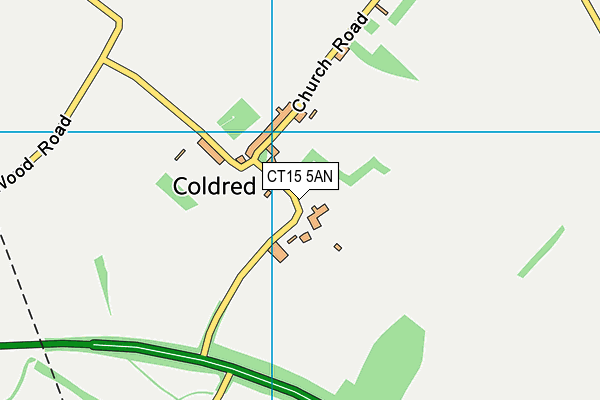 CT15 5AN map - OS VectorMap District (Ordnance Survey) CT15 5AN map - OS VectorMap District (Ordnance Survey)
