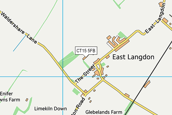 CT15 5FB map - OS VectorMap District (Ordnance Survey) CT15 5FB map - OS VectorMap District (Ordnance Survey)