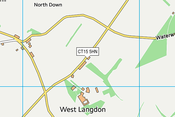 CT15 5HN map - OS VectorMap District (Ordnance Survey) CT15 5HN map - OS VectorMap District (Ordnance Survey)