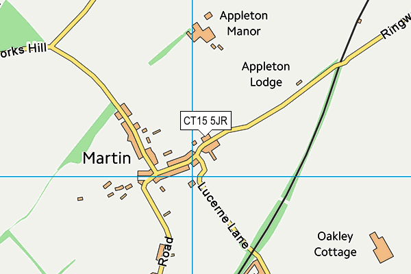 CT15 5JR map - OS VectorMap District (Ordnance Survey) CT15 5JR map - OS VectorMap District (Ordnance Survey)