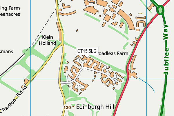 CT15 5LG map - OS VectorMap District (Ordnance Survey) CT15 5LG map - OS VectorMap District (Ordnance Survey)