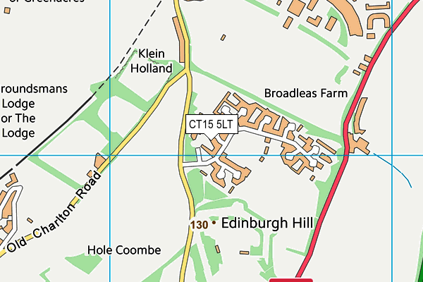 CT15 5LT map - OS VectorMap District (Ordnance Survey) CT15 5LT map - OS VectorMap District (Ordnance Survey)