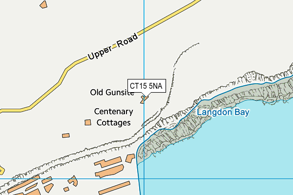 CT15 5NA map - OS VectorMap District (Ordnance Survey)