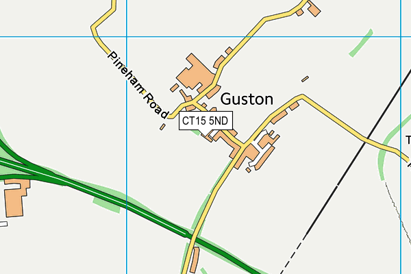 CT15 5ND map - OS VectorMap District (Ordnance Survey) CT15 5ND map - OS VectorMap District (Ordnance Survey)