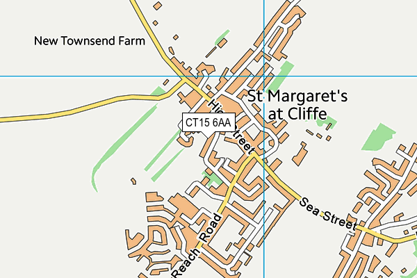 CT15 6AA map - OS VectorMap District (Ordnance Survey) CT15 6AA map - OS VectorMap District (Ordnance Survey)