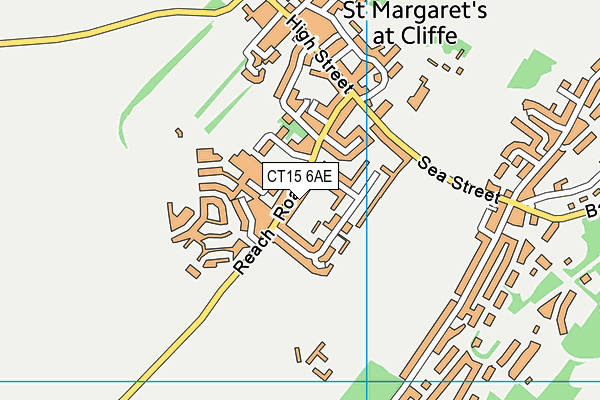 CT15 6AE map - OS VectorMap District (Ordnance Survey) CT15 6AE map - OS VectorMap District (Ordnance Survey)