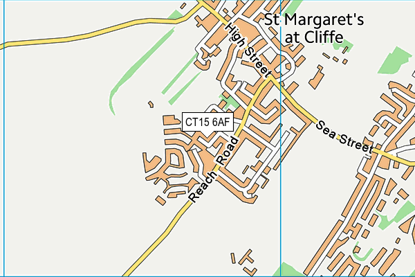 CT15 6AF map - OS VectorMap District (Ordnance Survey) CT15 6AF map - OS VectorMap District (Ordnance Survey)