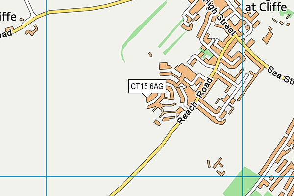 CT15 6AG map - OS VectorMap District (Ordnance Survey) CT15 6AG map - OS VectorMap District (Ordnance Survey)