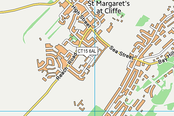 CT15 6AL map - OS VectorMap District (Ordnance Survey) CT15 6AL map - OS VectorMap District (Ordnance Survey)