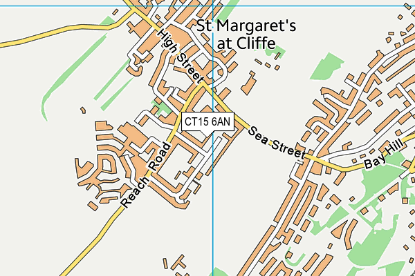 CT15 6AN map - OS VectorMap District (Ordnance Survey) CT15 6AN map - OS VectorMap District (Ordnance Survey)