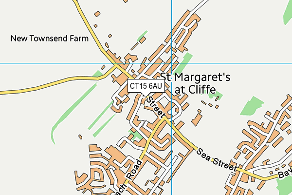 CT15 6AU map - OS VectorMap District (Ordnance Survey) CT15 6AU map - OS VectorMap District (Ordnance Survey)